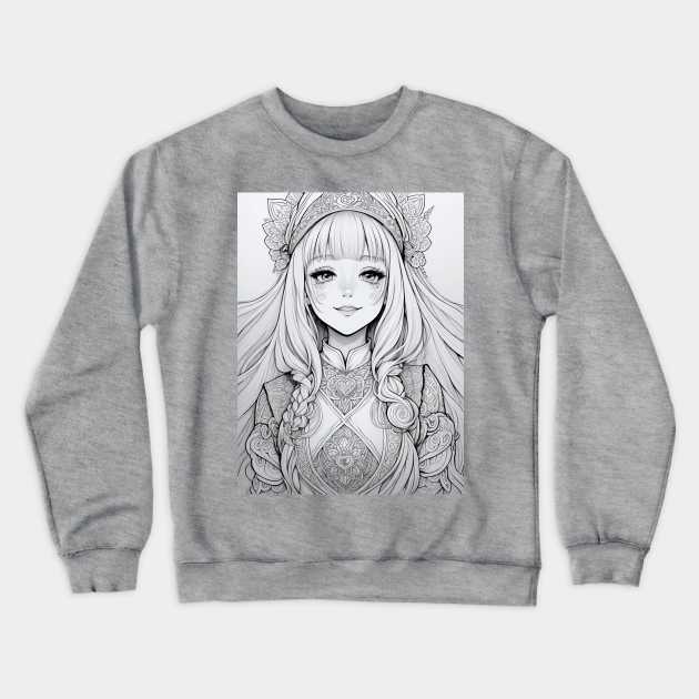 Nurturing Naiads Crewneck Sweatshirt by PsychePixelsArt